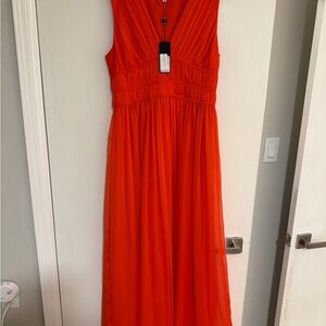 Gianni Bini Rhea Chiffon Maxi Dress Size 10